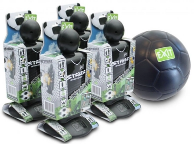 Streetsoccer EXIT Striker (Set van 4 Stuks) + Mini Foam Ball