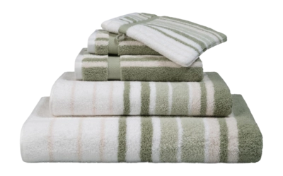 Handdoek Vandyck Ontario New Smoke Green (55 x 100 cm)