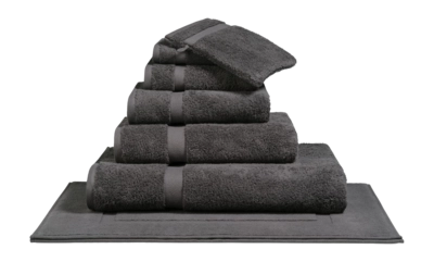 Handdoek Vandyck Ranger Towels New Dark Grey (55 x 100 cm)