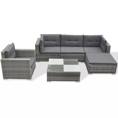 Loungeset Vida Grijs (6-Delig)