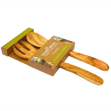 Saladebestek Bowls and Dishes 3 Tand Bruin 30 cm