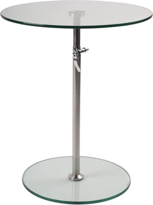 Bijzettafel White Label Living Karena Transparent