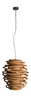 Hanglamp Dutchbone Kubu Brown