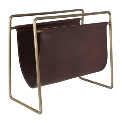 Tijdschriftenhouder Dutchbone Scholar Brown