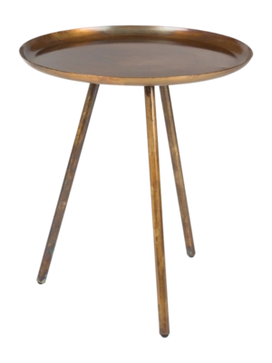 Bijzettafel White Label Living Frost Copper