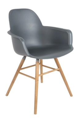 Chair Zuiver Albert Kuip Armchair Dark Grey