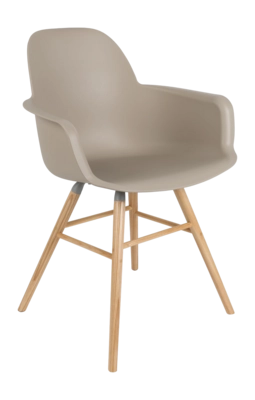 Chair Zuiver Albert Kuip Armchair Taupe