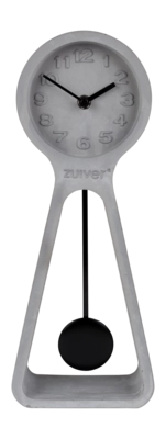Klok Zuiver Pendulum Clock Time Concrete