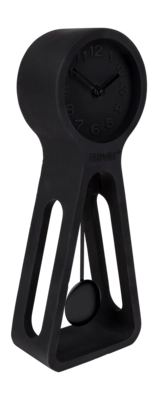 Klok Zuiver Clock Pendulum Time All Black
