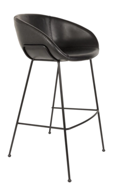 Bar Stool Zuiver Feston Bar Stool 76 cm Black