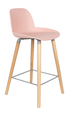 Barstoel Zuiver Albert Kuip Counter Stool 65 cm Old Pink