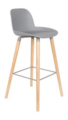 Barstoel Zuiver Albert Kuip Barstool 75 cm Light Grey
