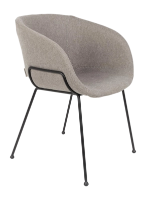 Chair Zuiver Feston Armchair Fab Grey