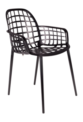 Tuinstoel Zuiver Albert Kuip Garden Armchair Black