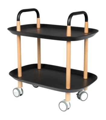 Keukentrolley White Label Living Cruiser Black