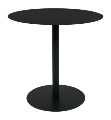 Bijzettafel Zuiver Snow Side Table Round S Black