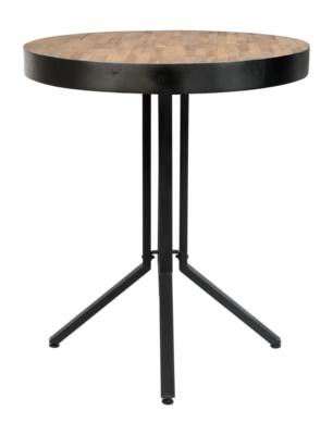 Bijzettafel White Label Living Maze Round Natural