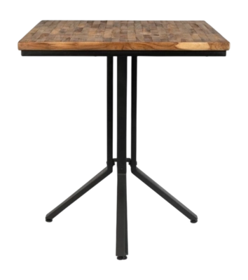 Bijzettafel White Label Living Maze Square Natural