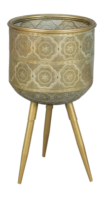 Plantenbak Dutchbone Botanique Gold - L