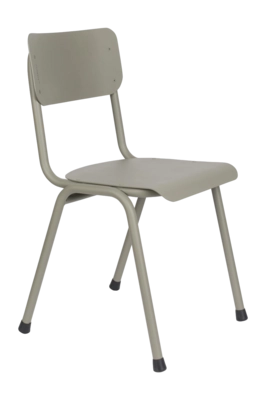 Tuinstoel Zuiver Back To School Outdoor Chair Moss Grey