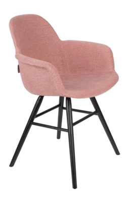 Stoel Zuiver Albert Kuip Soft Armchair Pink