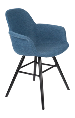 Stoel Zuiver Albert Kuip Soft Armchair Blue
