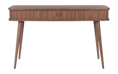 Tafel Zuiver Barbier Console Table Walnut