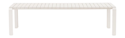 Tuinbank Zuiver Vondel Garden Bench 175x45 Clay White