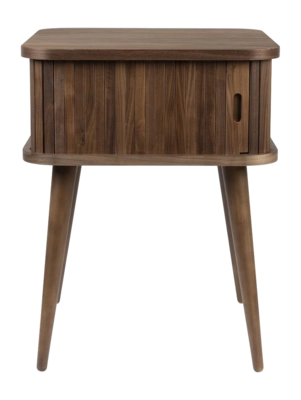 Bijzettafel Zuiver Barbier Side Table Walnut