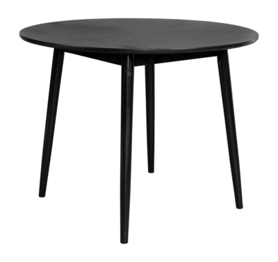 Tafel White Label Living Fabio Black 120x120 cm