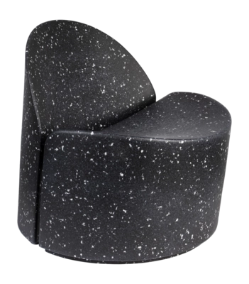 Fauteuil Zuiver Bloom Lounge Chair Black-Galaxy
