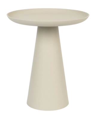 Bijzettafel White Label Living Ringar Large Ivory