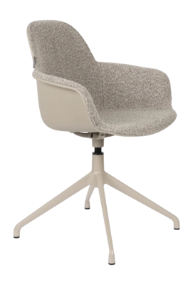 Stoel Zuiver Albert Kuip Swivel Armchair Taupe