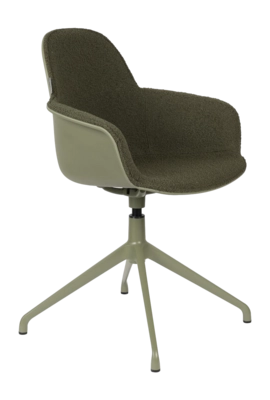 Stoel Zuiver Albert Kuip Swivel Armchair Green