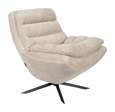 Loungestoel Dutchbone Vince Beige