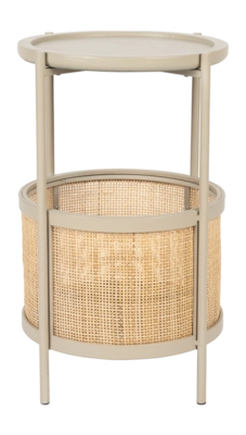 Bijzettafel White Label Living Makoto Sand