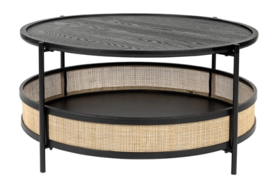Salontafel White Label Living Makoto Black