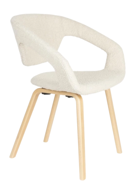 Stoel Zuiver Flexback Chair Beige