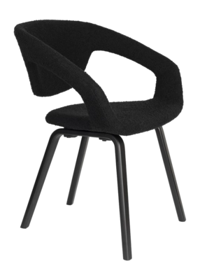 Stoel Zuiver Flexback Chair Black