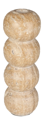 Kandelaar Zuiver Rome Candle Holder Travertin