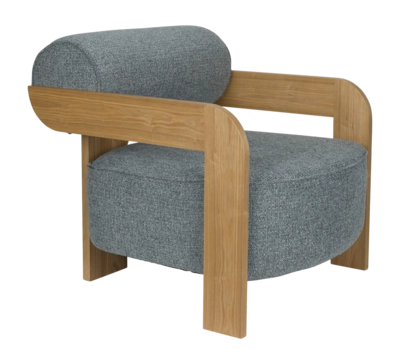 Fauteuil Zuiver Oolong Lounge Chair Ocean Blue