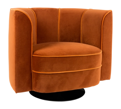 Loungestoel Dutchbone Flower Orange