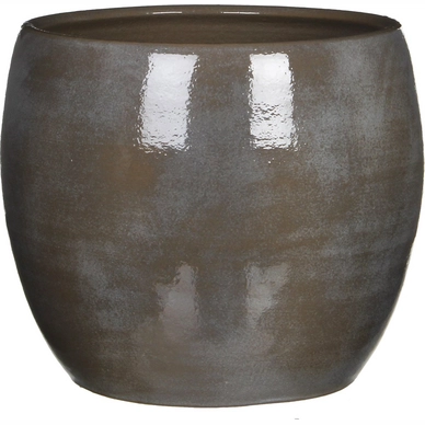 Bloempot Mica Decorations Lester Dark Grey 38 cm