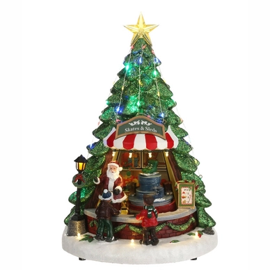 Luville Christmas Stall Skates and Sleds Battery Operated