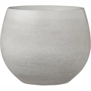 grens patroon Omringd Bloempot Mica Decorations Douro Offwhite 20 cm | Stijlvol in Huis