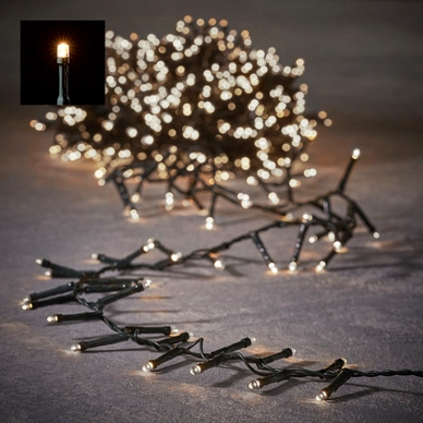 Weihnachtsbaumbeleuchtung Luca Lighting Snake Light Classic White 1000 leds / 2000 cm 8 Functions