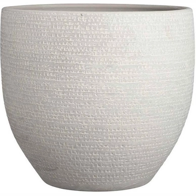 Bloempot Mica Decorations Carrie Light Grey 20 cm