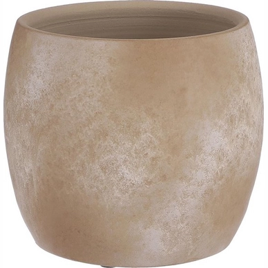 Bloempot Mica Decorations Lester Creme 20 cm