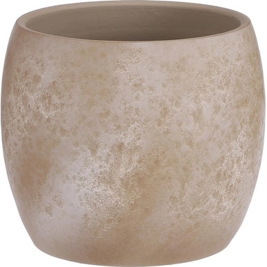 Bloempot Mica Decorations Lester Creme 24 cm