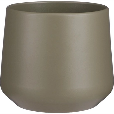 Bloempot Mica Decorations Amber Green Matt 23,5 cm